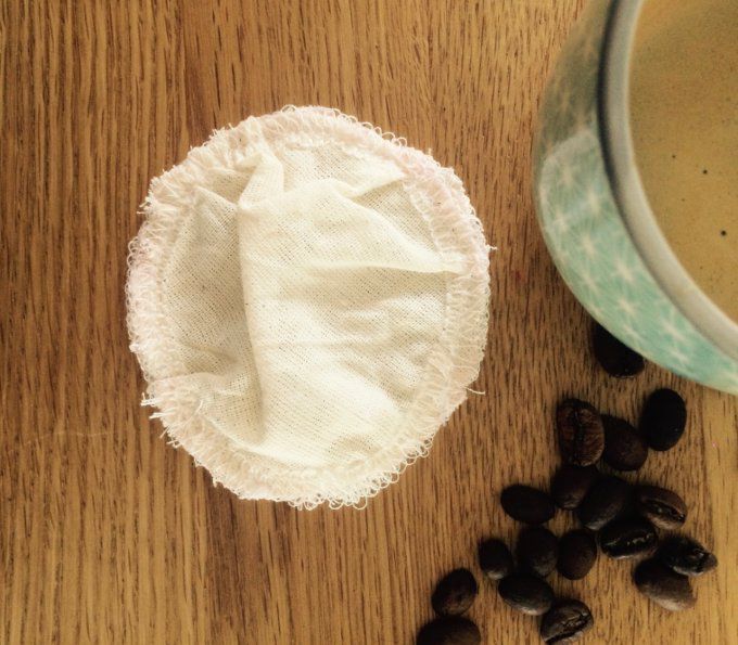 Filtres à café réutilisable en coton - Dosette de café